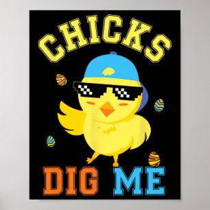 Poster Pintinhos me enterram Felz pascoa, caça, garotos,
