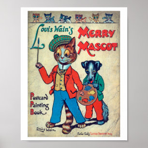 Poster Pintor Cat, Louis Wain