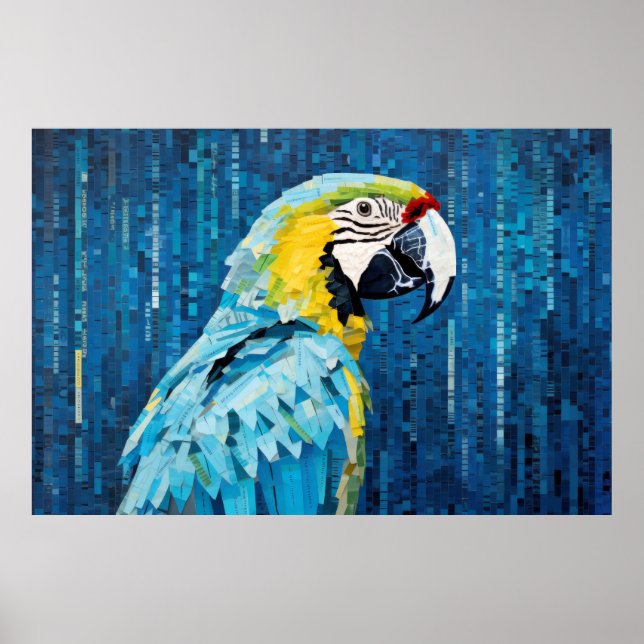Poster Pintor de Decoração de Aves de Capoeira (Frente)