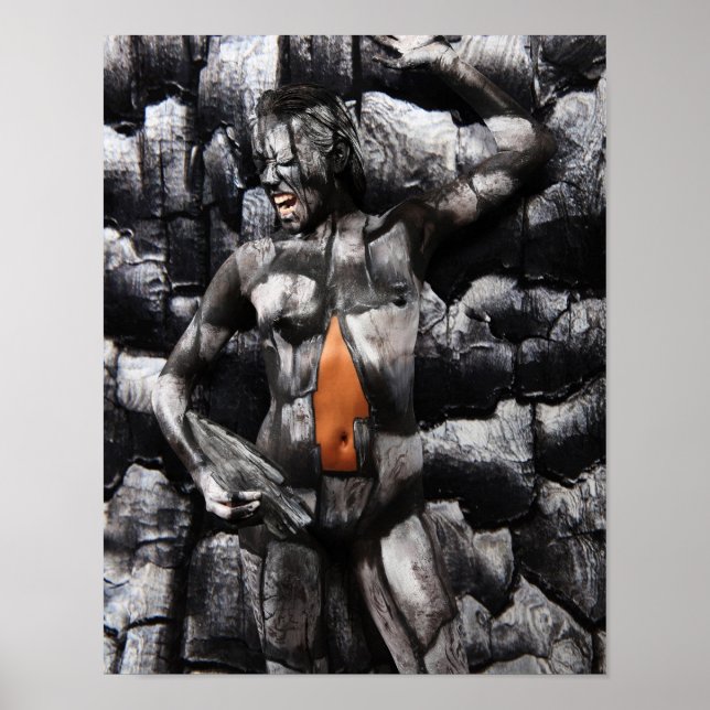 Póster Pintor de madeira Petrificada (Frente)