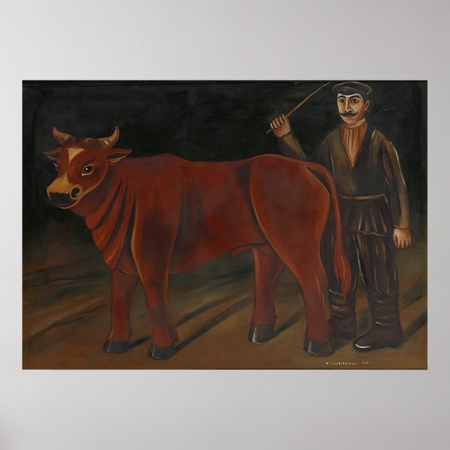 Poster pintor georgiano Niko Pirosmani (Frente)