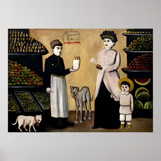 Poster pintor georgiano Niko Pirosmani (Frente)