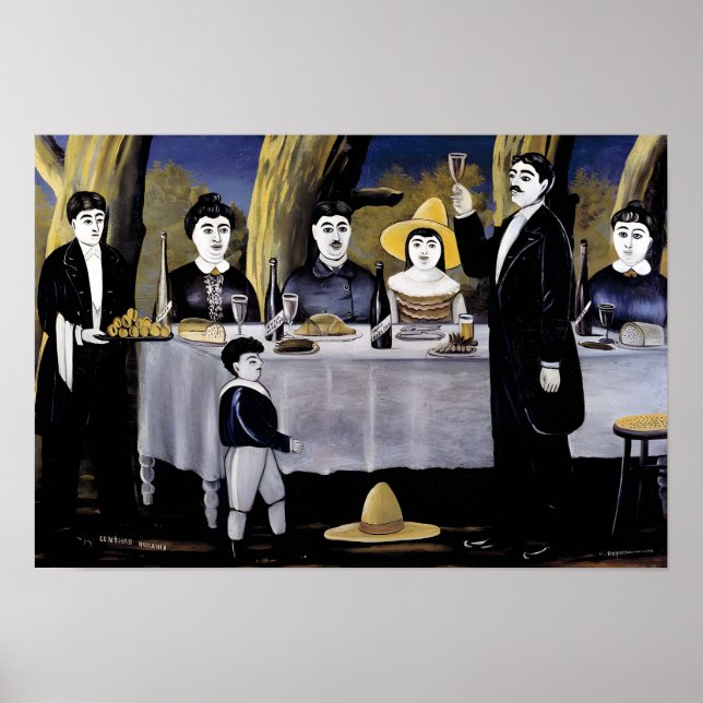 Poster pintor georgiano Niko Pirosmani (Frente)