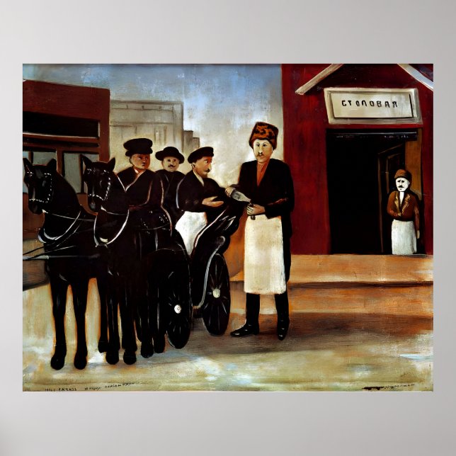 Poster pintor georgiano Niko Pirosmani (Frente)