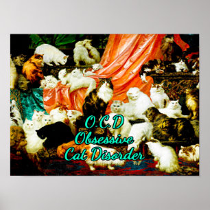 Poster Pintor Obsessivo de Catástrofes do TOC por Carl Ka