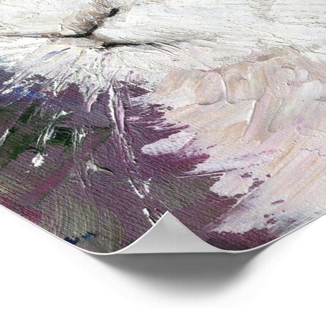 Poster Pintura a óleo de coelho. (Borda)