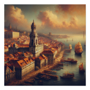 Póster Pintura a óleo do Renascimento