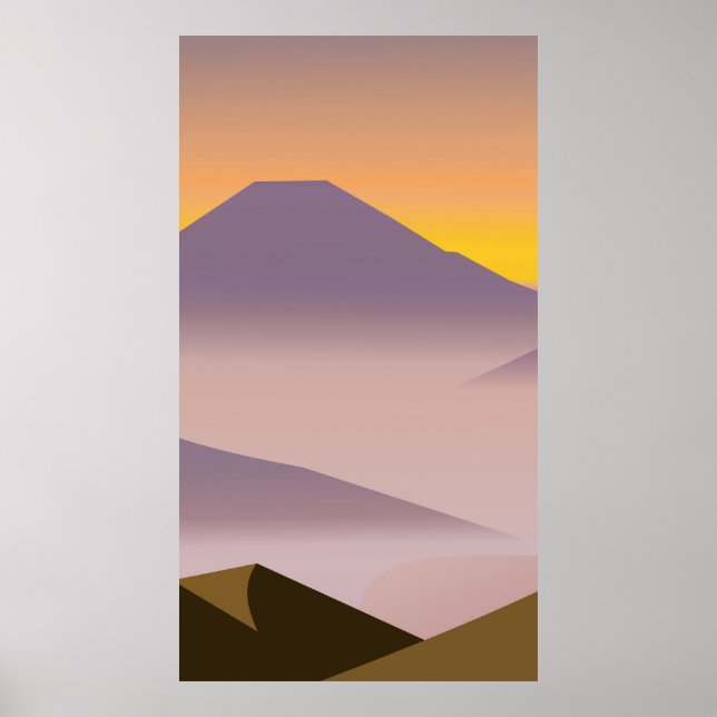 Poster Pintura abstrata (Frente)