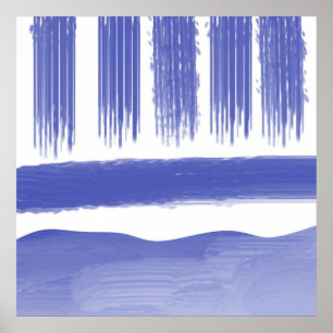 Poster pintura abstrato