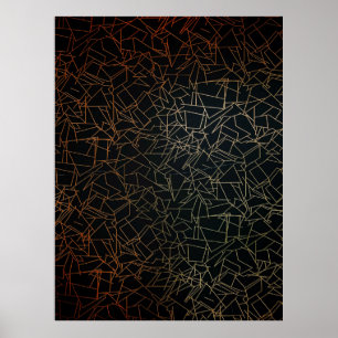 Poster pintura abstrato