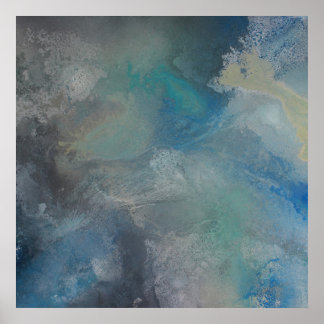 Poster pintura abstrato