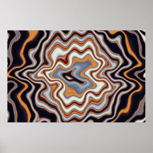 Poster Pintura Acrílica de Física Quântica