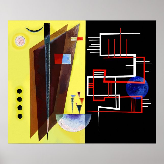 Poster Pintura Aliança Interna de Wassily Kandinsky (Frente)