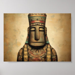 Poster Pintura Americana Nativa