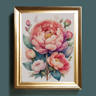 Poster Pintura aquosa de um pedreiro III