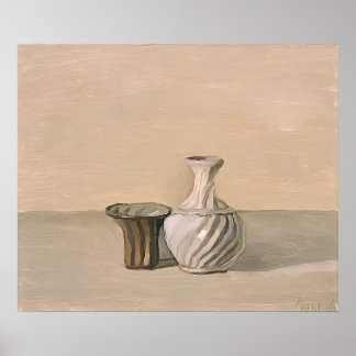 Poster pintura artística de Giorgio Morandi