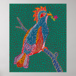 Poster Pintura artística de Yayoi Kusama
