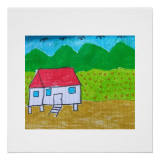 Póster pintura autista