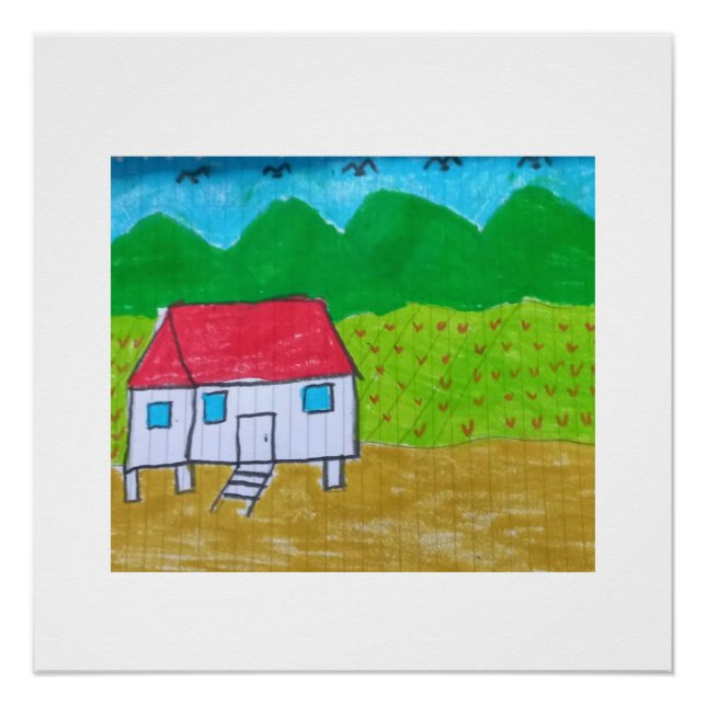 Póster pintura autista (Frente)