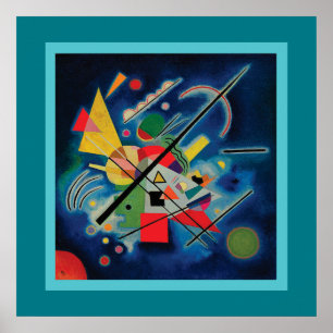 Poster Pintura azul por Wassily Kandinsky