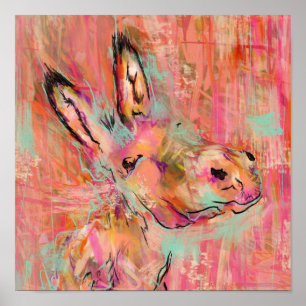 Poster pintura burra