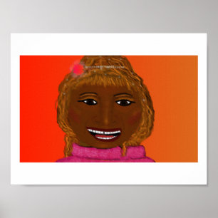 Póster Pintura Celia Cruz