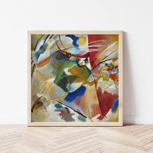 Poster Pintura com o Green Center   Kandinsky
