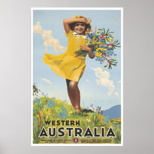 Poster Pintura da Austrália Arte Australiana Percy Trompf