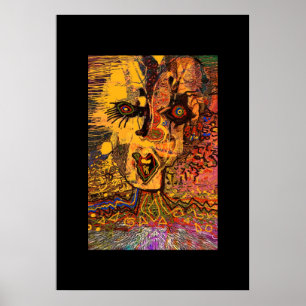 Póster Pintura da cara
