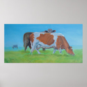 Póster Pintura da vaca de "Isiah"
