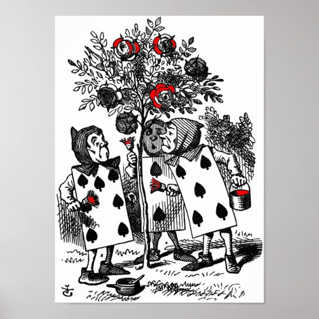 Póster Pintura das Rosas (Frente)