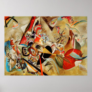 Póster Pintura de Abstrato de Composição Kandinsky