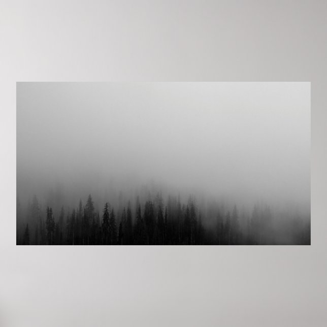 Poster PINTURA DE abstrato DE PINOS (Frente)
