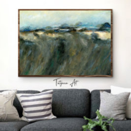 Poster Pintura de Abstrato do Cliff Moderno