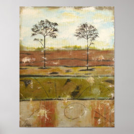 Póster Pintura de Abstrato Moderno Contemporânea Relic