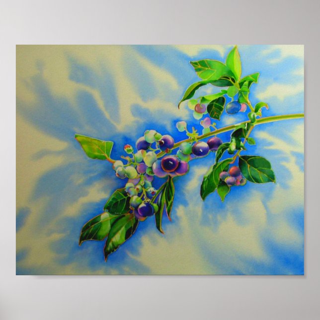 Poster Pintura de aquarela elegante (Frente)