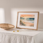 Poster Pintura de Aquarela Neutral em Praia<br><div class="desc">Título: "Tranquilidade Costeira: Praia de Aquarela com Mar e Oceano" Abrace a beleza calorosa da costa com esta pintura de aquarela cativante, onde uma praia serena é enfeitada com a presença graciosa de charcos balançando, colocada contra o pano de fundo do oceano interminável. Feito com fineza artística, esse espantoso trabalho...</div>