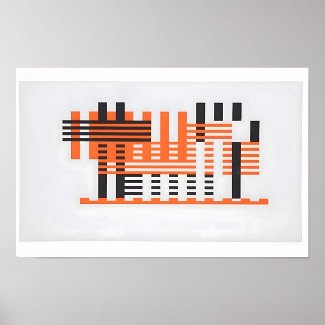 Poster pintura de arte de Josef Albers (Frente)
