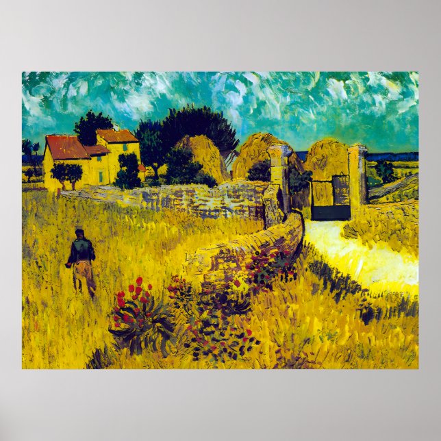 Poster pintura de arte de Vincent Van Gogh (Frente)