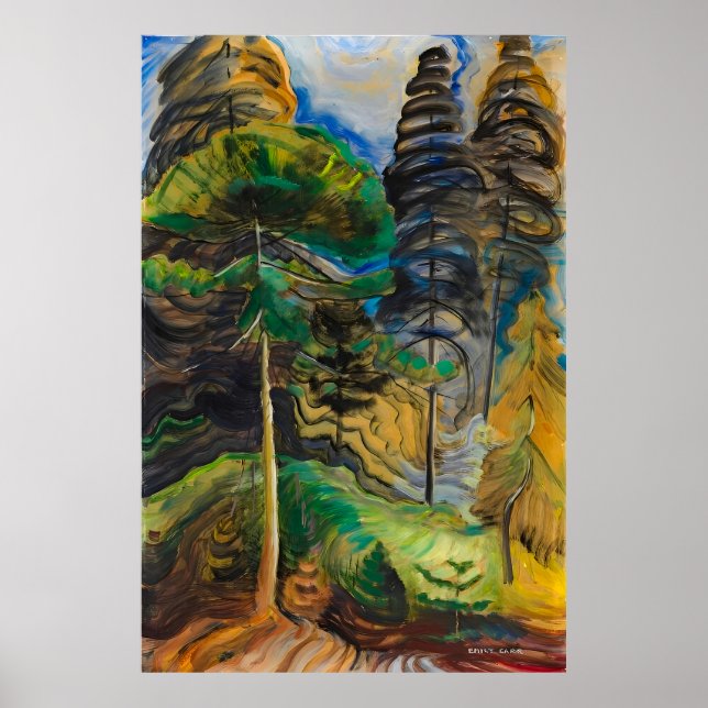 Poster pintura de arte de Walter Anderson (Frente)