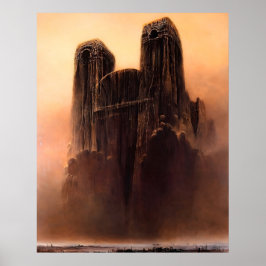 Poster pintura de arte de Zdzislaw Beksinski