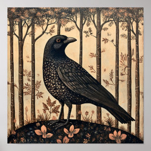 Poster Pintura de aves selvagens