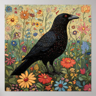 Poster Pintura de aves selvagens