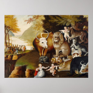 Póster Pintura de Belas Artes do Reino Paz