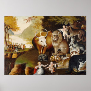 Póster Pintura de Belas Artes do Reino Paz