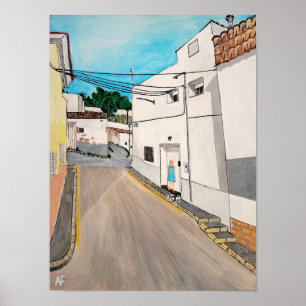 Poster Pintura de Calle Cabanilles por Alfred Fox