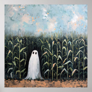 Poster Pintura de campo de ferro-ghost