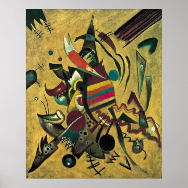 Póster Pintura de Canvas de Pontos Kandinsky (Frente)