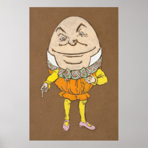 Poster Pintura de Caráter de Alice e Floresta Maravilha-