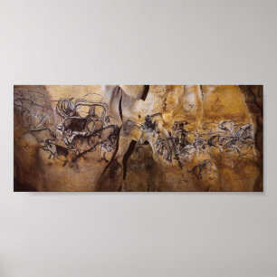 Póster Pintura de caverna de Chauvet